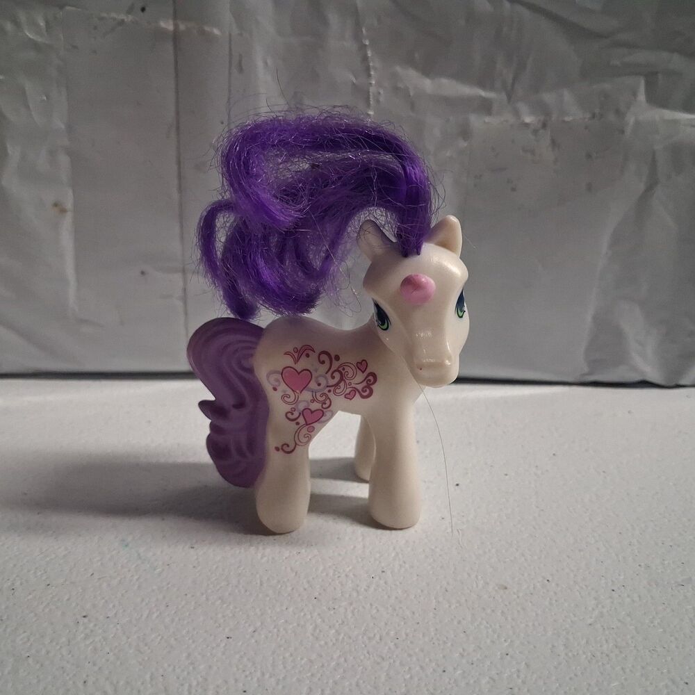 2008 SWEETIE BELLE Hasbro Made For McD's MLP White Figure Approx. 3"